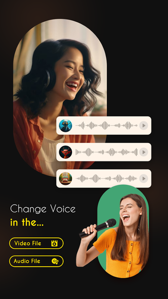 Voice Changer Auto Tuner - عکس برنامه موبایلی اندروید