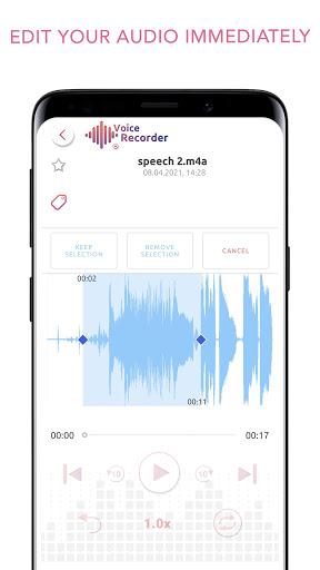 Voice Recorder and Editor App - عکس برنامه موبایلی اندروید