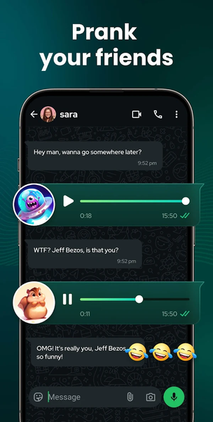 Voice Changer - Sound Effects - عکس برنامه موبایلی اندروید