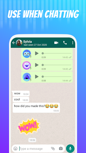 Voice Changer - Voice Effects - عکس برنامه موبایلی اندروید
