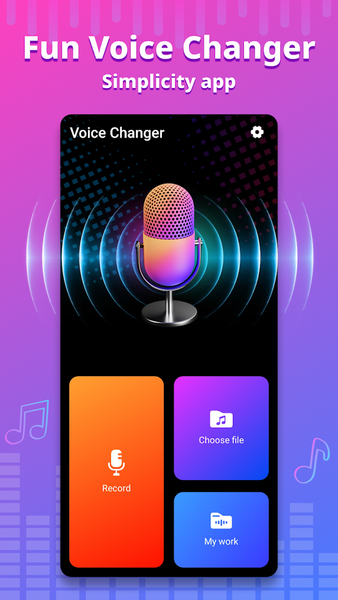 Voice Changer - Voice Effects - عکس برنامه موبایلی اندروید