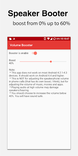 Volume Booster: Music Booster, Speaker Booster - Image screenshot of android app