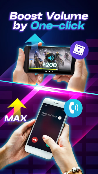 Volume Booster - Equalizer - عکس برنامه موبایلی اندروید