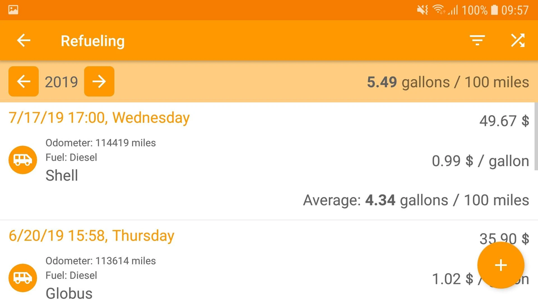 Easy Car Logbook - Image screenshot of android app