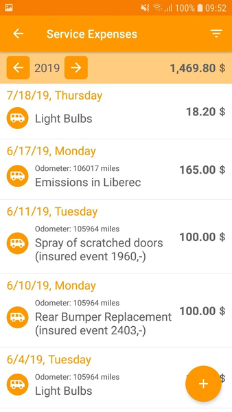 Easy Car Logbook - Image screenshot of android app