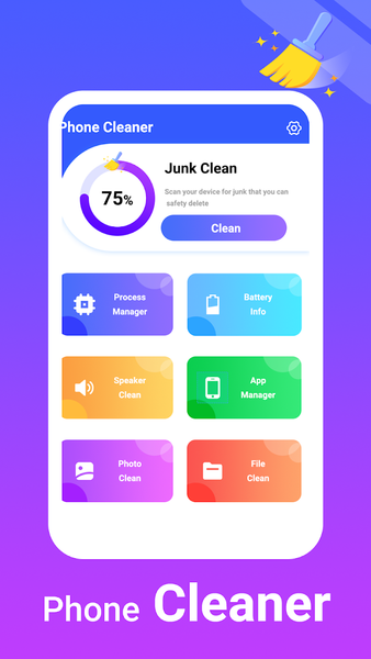 Phone Cleaner - عکس برنامه موبایلی اندروید