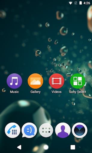 Theme - Xperia - عکس برنامه موبایلی اندروید