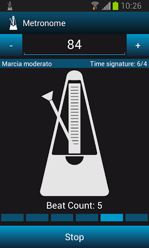 Mobile Studio Metronome Free - Image screenshot of android app
