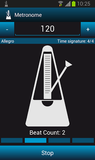 Mobile Studio Metronome Free - Image screenshot of android app