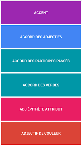 French Grammar Test - عکس برنامه موبایلی اندروید