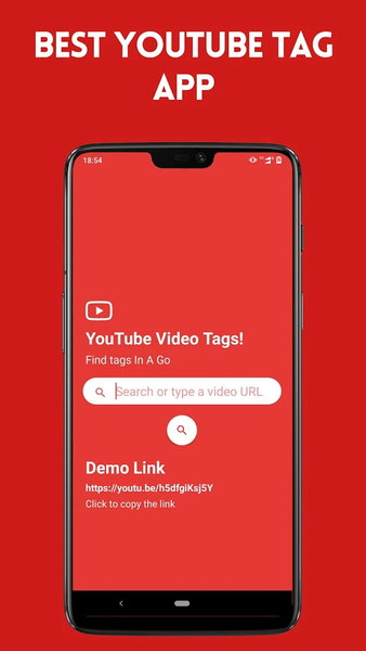 Realtime Youtube Tags Youtube - Image screenshot of android app