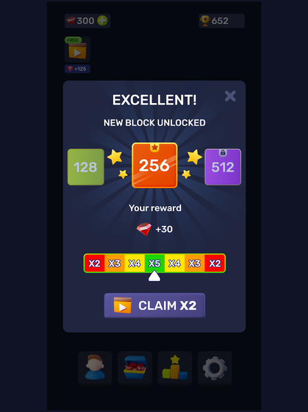 Walken x۲ Blocks Сhain: ۲۰۴۸ - عکس بازی موبایلی اندروید
