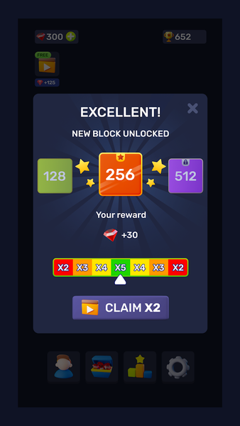 Walken x۲ Blocks Сhain: ۲۰۴۸ - عکس بازی موبایلی اندروید