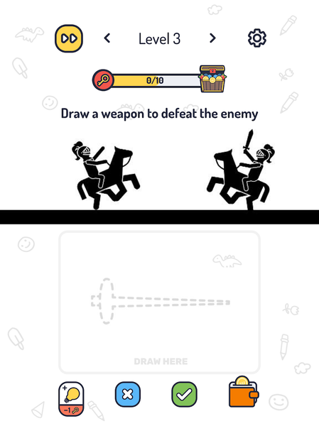 Walken Sketch - Gameplay image of android game