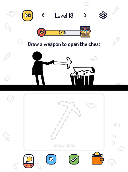 Walken Sketch - Gameplay image of android game