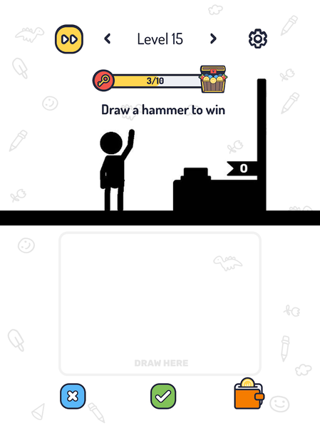 Walken Sketch - Gameplay image of android game
