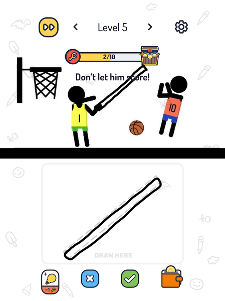 Walken Sketch - Gameplay image of android game