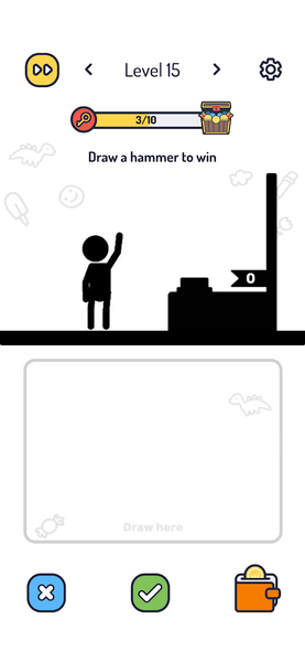 Walken Sketch - Gameplay image of android game