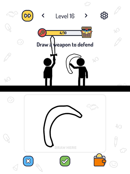 Walken Sketch - Gameplay image of android game