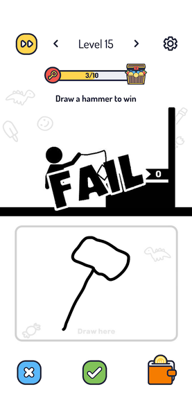 Walken Sketch - Gameplay image of android game