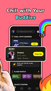 AmongChat, Match & Voice Chat - Image screenshot of android app