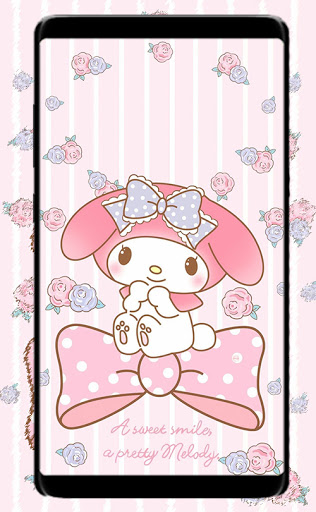 Hello Kitty Pink My Melody Cinnamoroll Sanrio Kawaii Purin Desktop   Cuteness transparent background PNG clipart  HiClipart