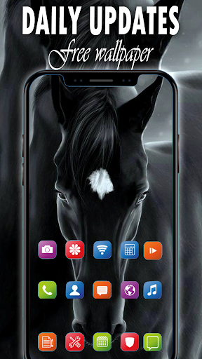 Black Wallpaper HD 4K Black backgrounds - Image screenshot of android app