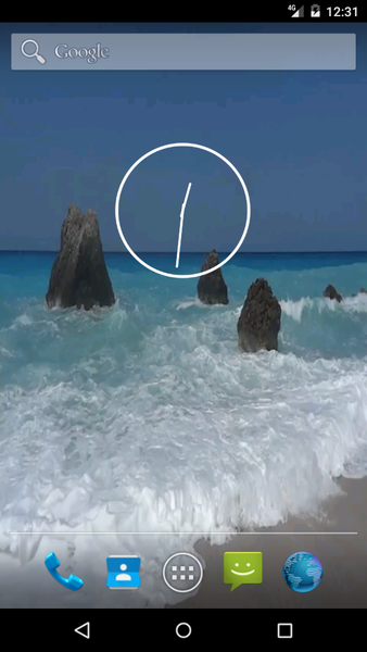 Beach My Wave Live Wallpaper - Image screenshot of android app