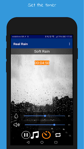 Real Rain Sounds Relax & Sleep - Image screenshot of android app