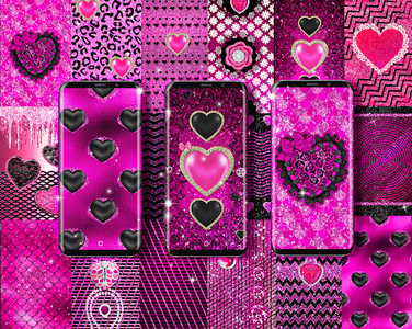 Black pink glitter wallpapers for Android - Download | Cafe Bazaar