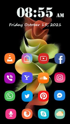 Samsung Z Flip 3 Launcher - عکس برنامه موبایلی اندروید