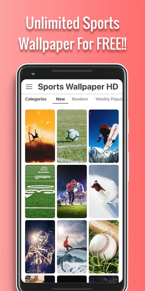 Sports Wallpapers & HD Backgro - عکس برنامه موبایلی اندروید