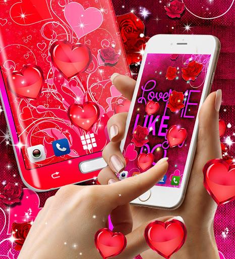 Red rose live wallpaper - Image screenshot of android app