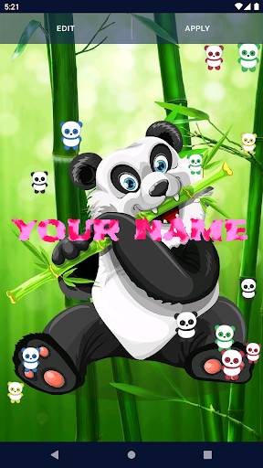 Panda Kawaii Live Wallpaper - عکس برنامه موبایلی اندروید