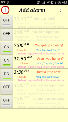 Speaking Alarm Clock - عکس برنامه موبایلی اندروید