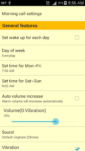 Speaking Alarm Clock - عکس برنامه موبایلی اندروید