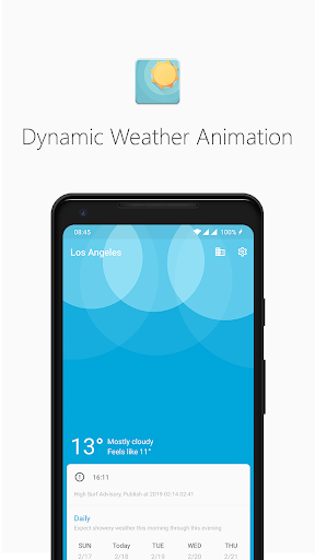 Geometric Weather - Image screenshot of android app