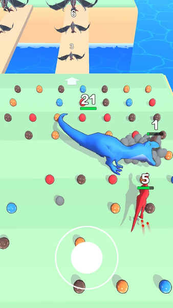 Dinosaur Race - Gameplay image of android game