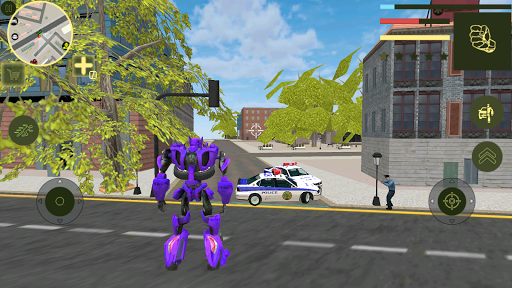 Robot Car Transforme Futuristic Supercar - Gameplay image of android game