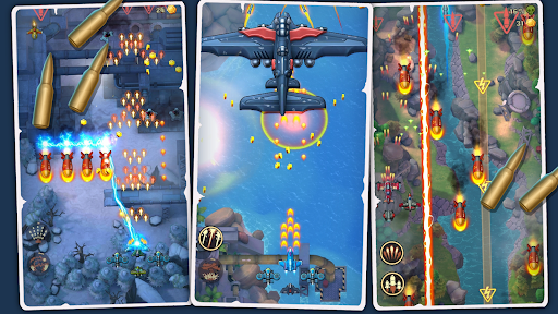 Sky Heat: airplane shoot games - عکس برنامه موبایلی اندروید