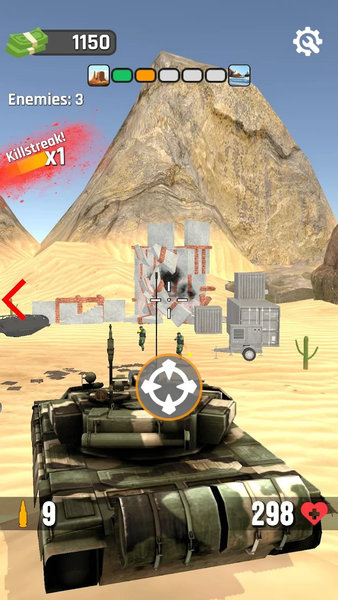 Tank Assault: Sniper Simulator - Gameplay image of android game