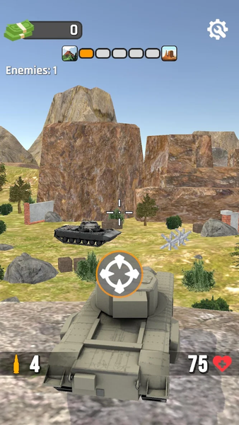 Tank Assault: Sniper Simulator - Gameplay image of android game