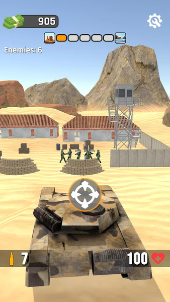 Tank Assault: Sniper Simulator - Gameplay image of android game