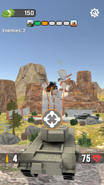 Tank Assault: Sniper Simulator - Gameplay image of android game