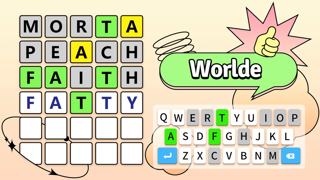 Worlde: Cowordle Games - Image screenshot of android app