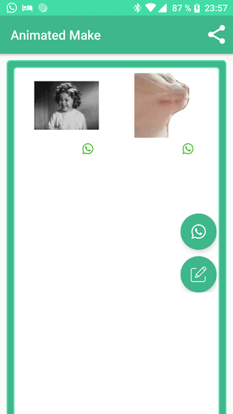 Create WASticker on the go - Image screenshot of android app