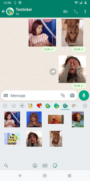 Create WASticker on the go - Image screenshot of android app