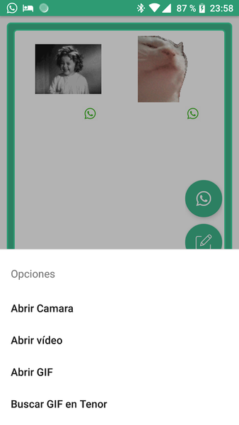 Create WASticker on the go - Image screenshot of android app
