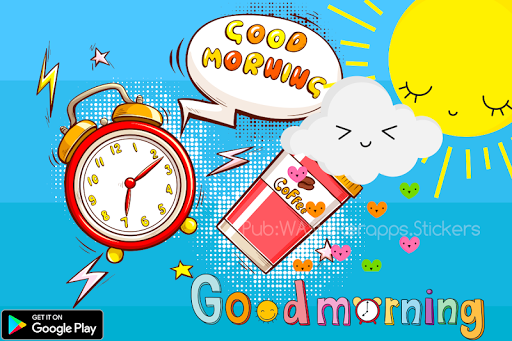 WAStickerApps Morning Stickers - عکس برنامه موبایلی اندروید