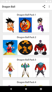 Pegatina Bola 4 Goku - Dragon Ball